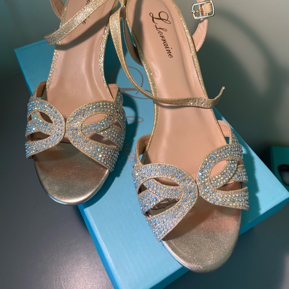 AB Stone Nude Heels